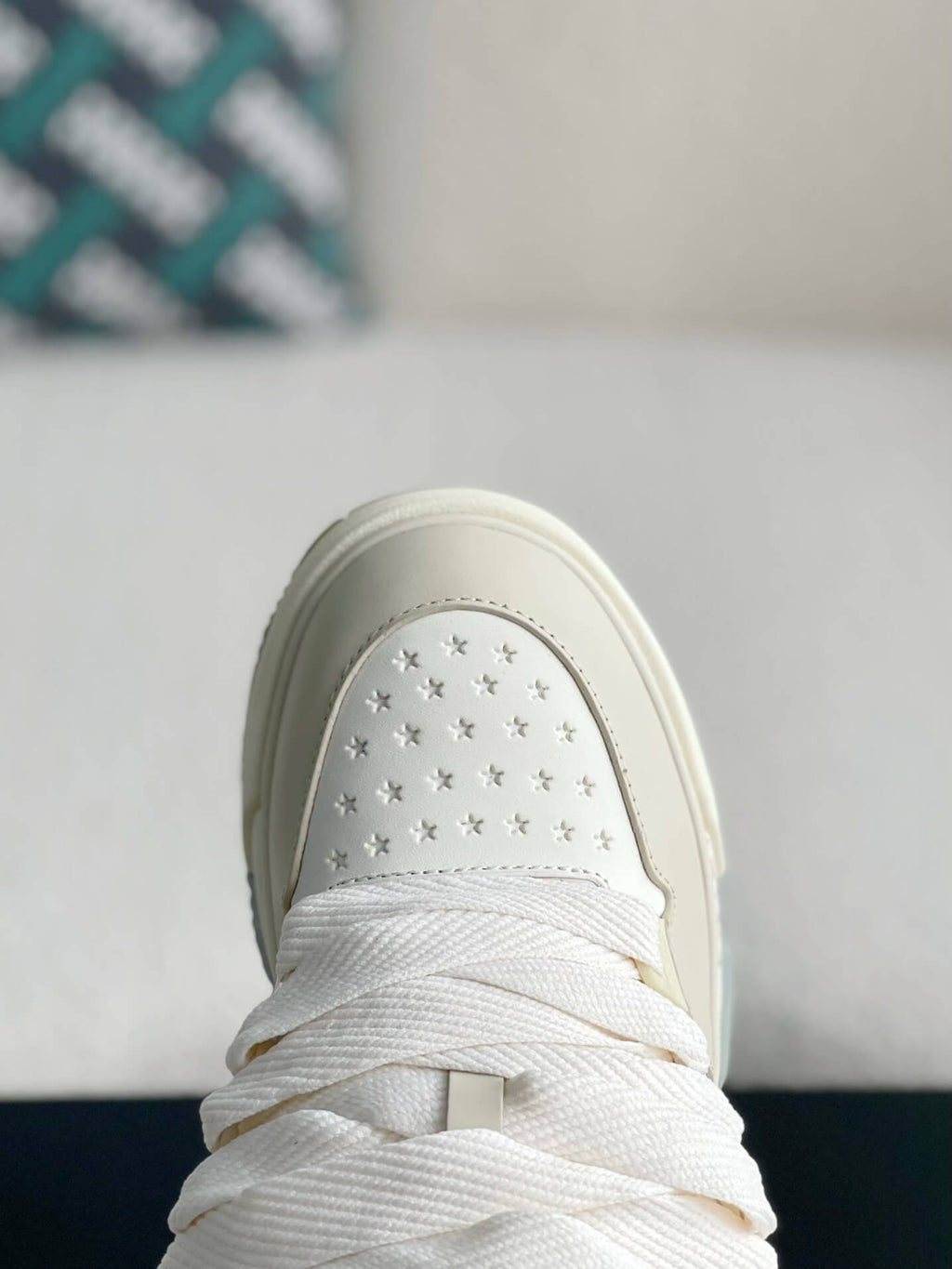 Amiri MA-1 Sneaker – Alabaster, Bone & White