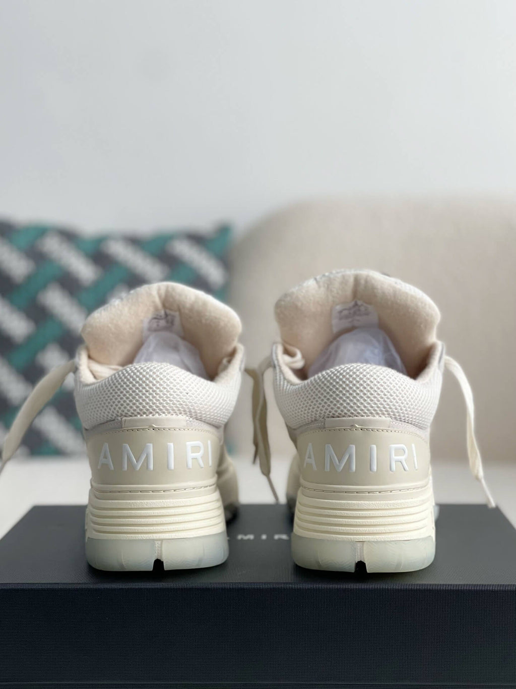 Amiri MA-1 Sneaker – Alabaster, Bone & White