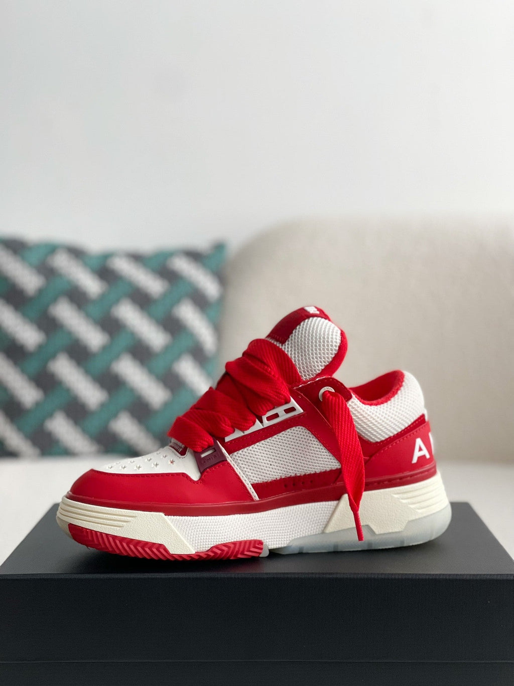 Amiri MA-1 Sneaker – Red & White