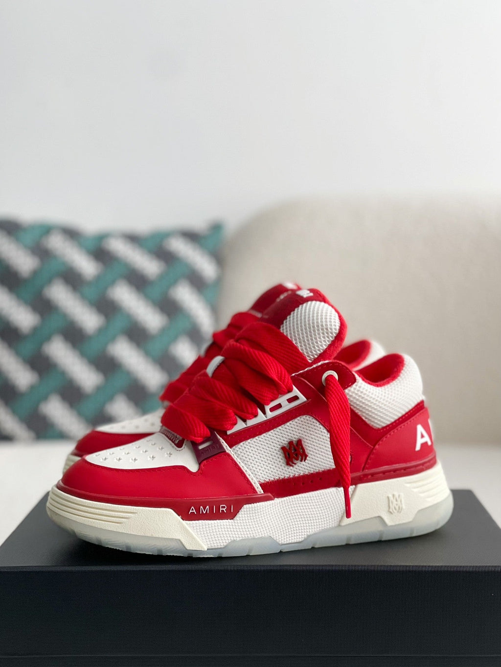 Amiri MA-1 Sneaker – Red & White