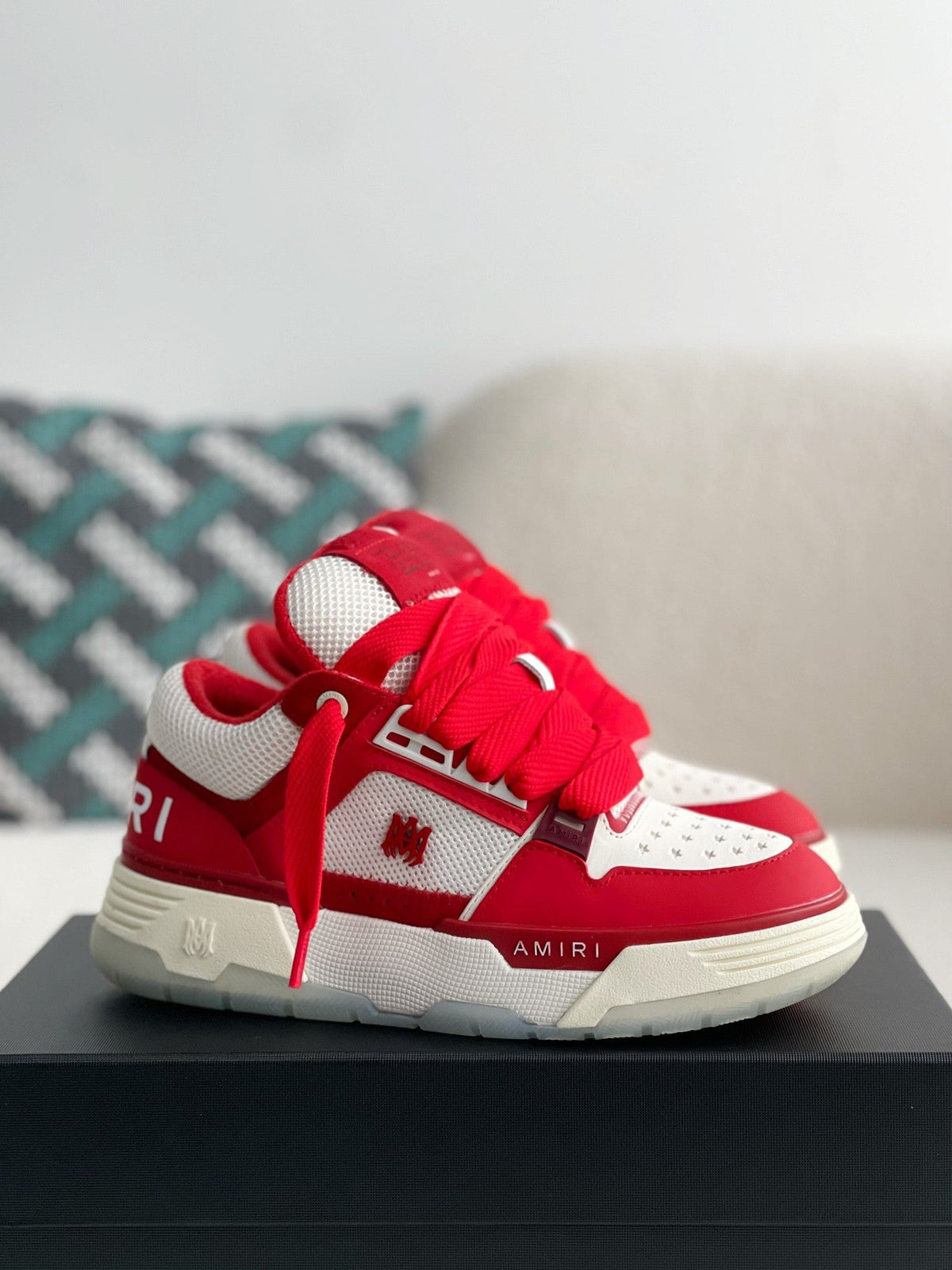 Amiri MA-1 Sneaker – Red & White