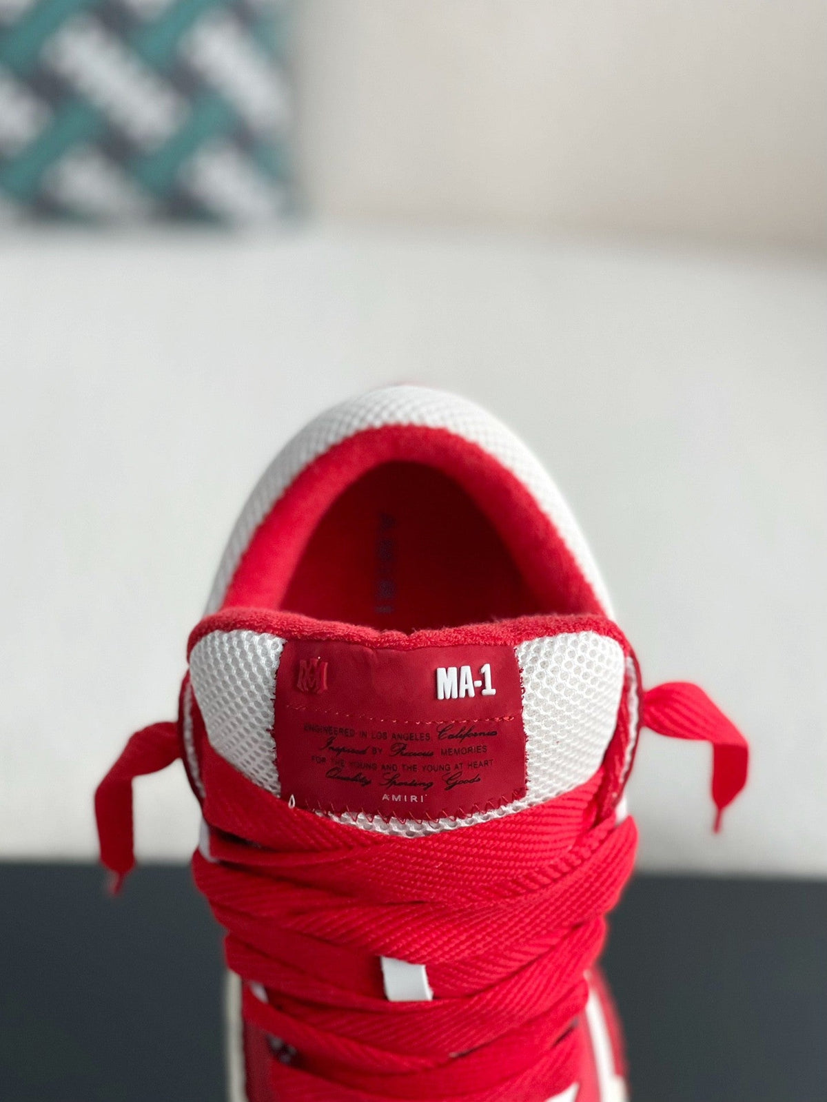 Amiri MA-1 Sneaker – Red & White