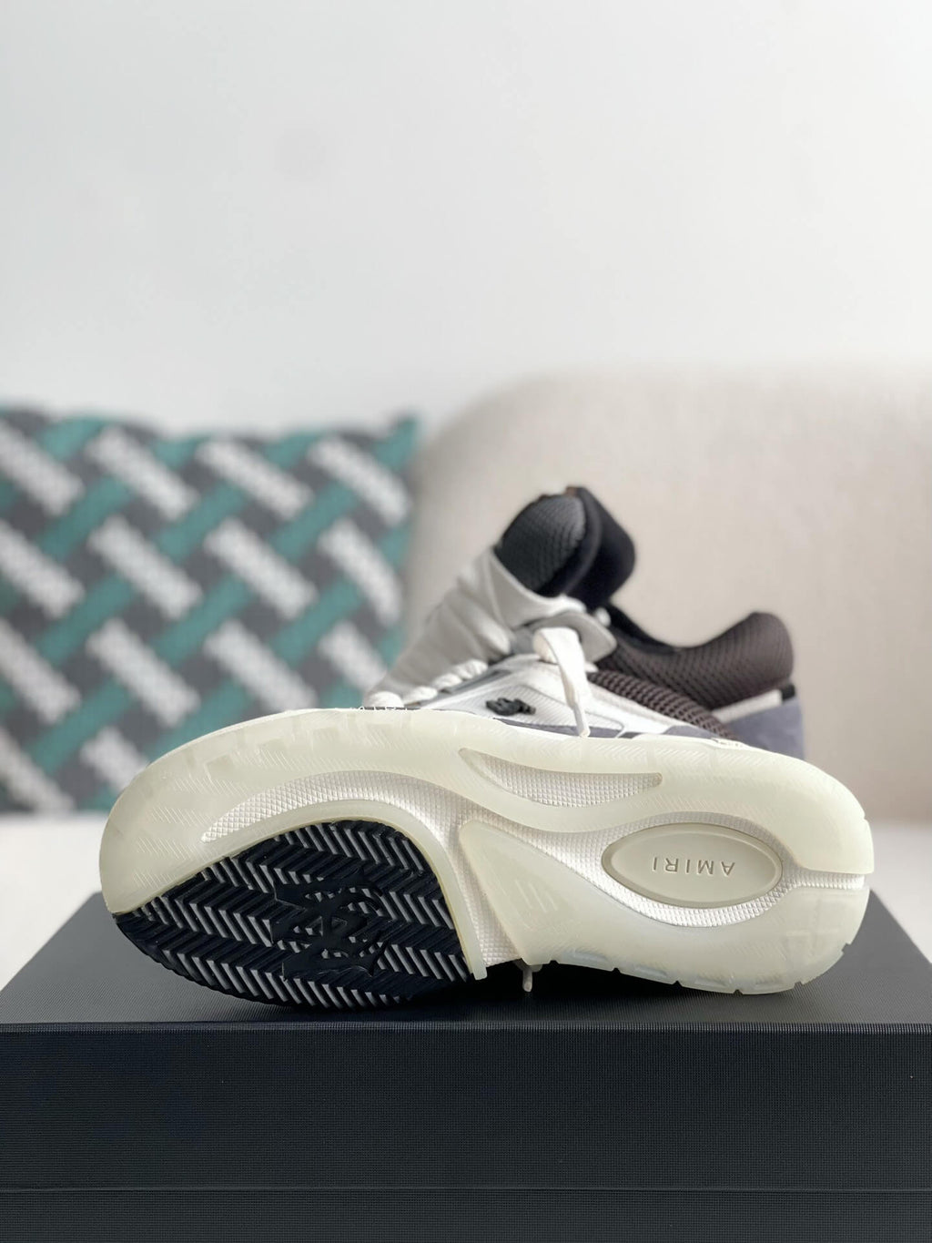 Amiri MA-1 Sneaker – Grey, Black & White