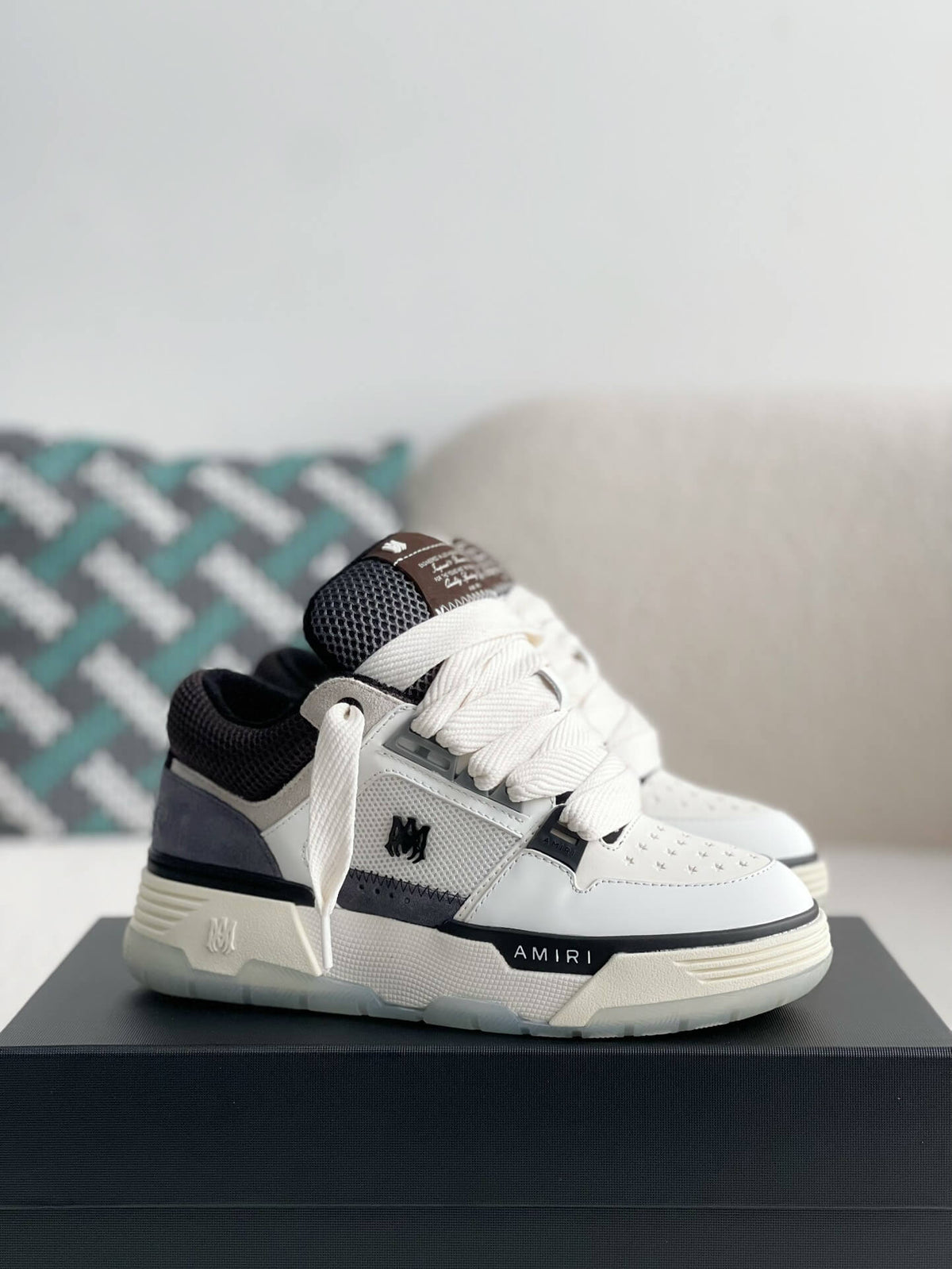 Amiri MA-1 Sneaker – Grey, Black & White