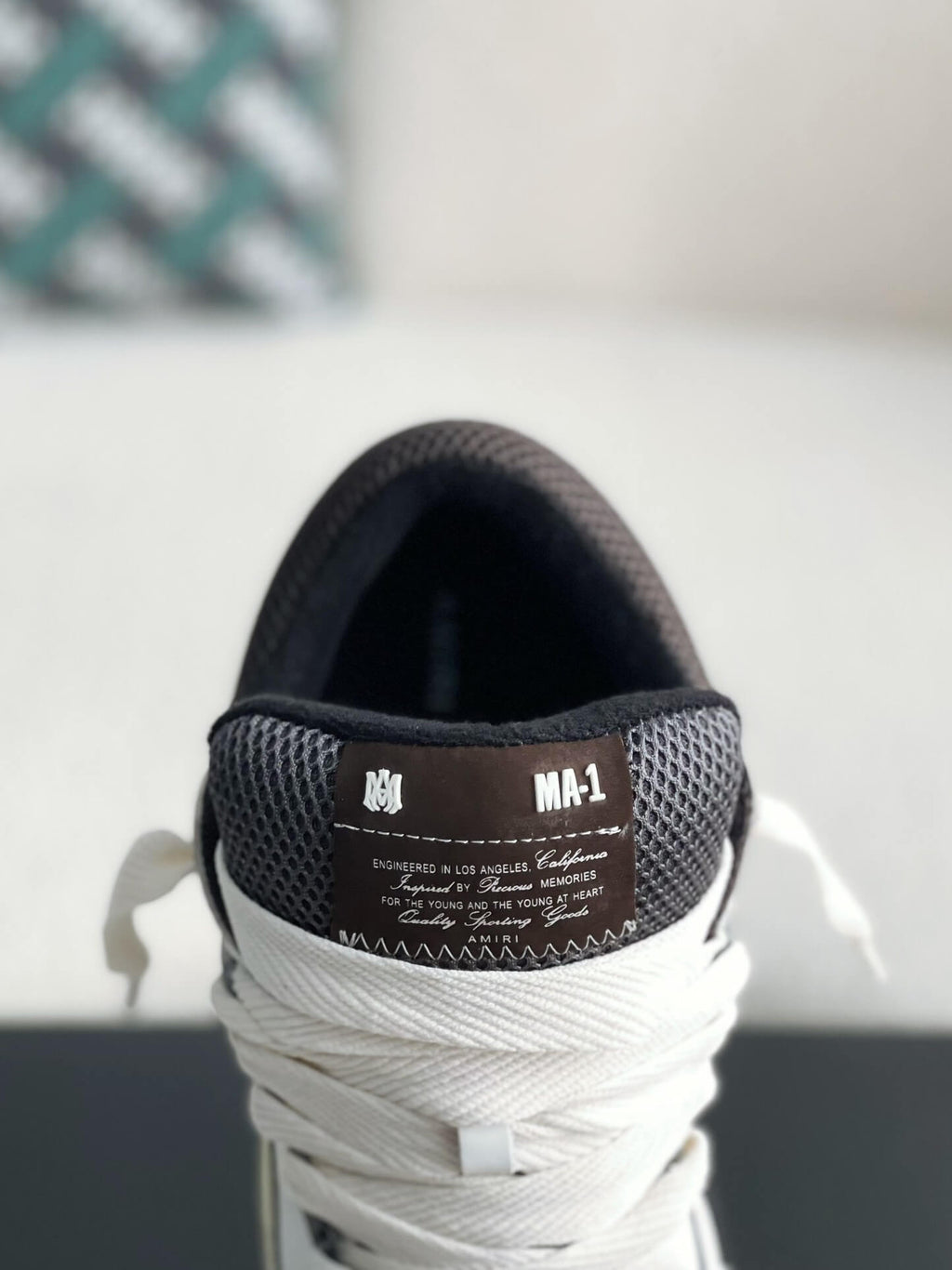 Amiri MA-1 Sneaker – Grey, Black & White