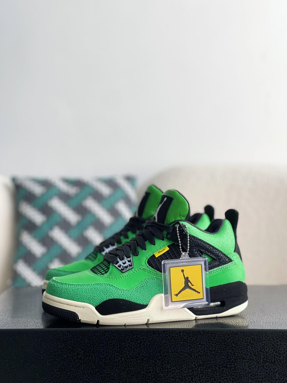 Air Jordan 4 Retro “Manila” Green Black