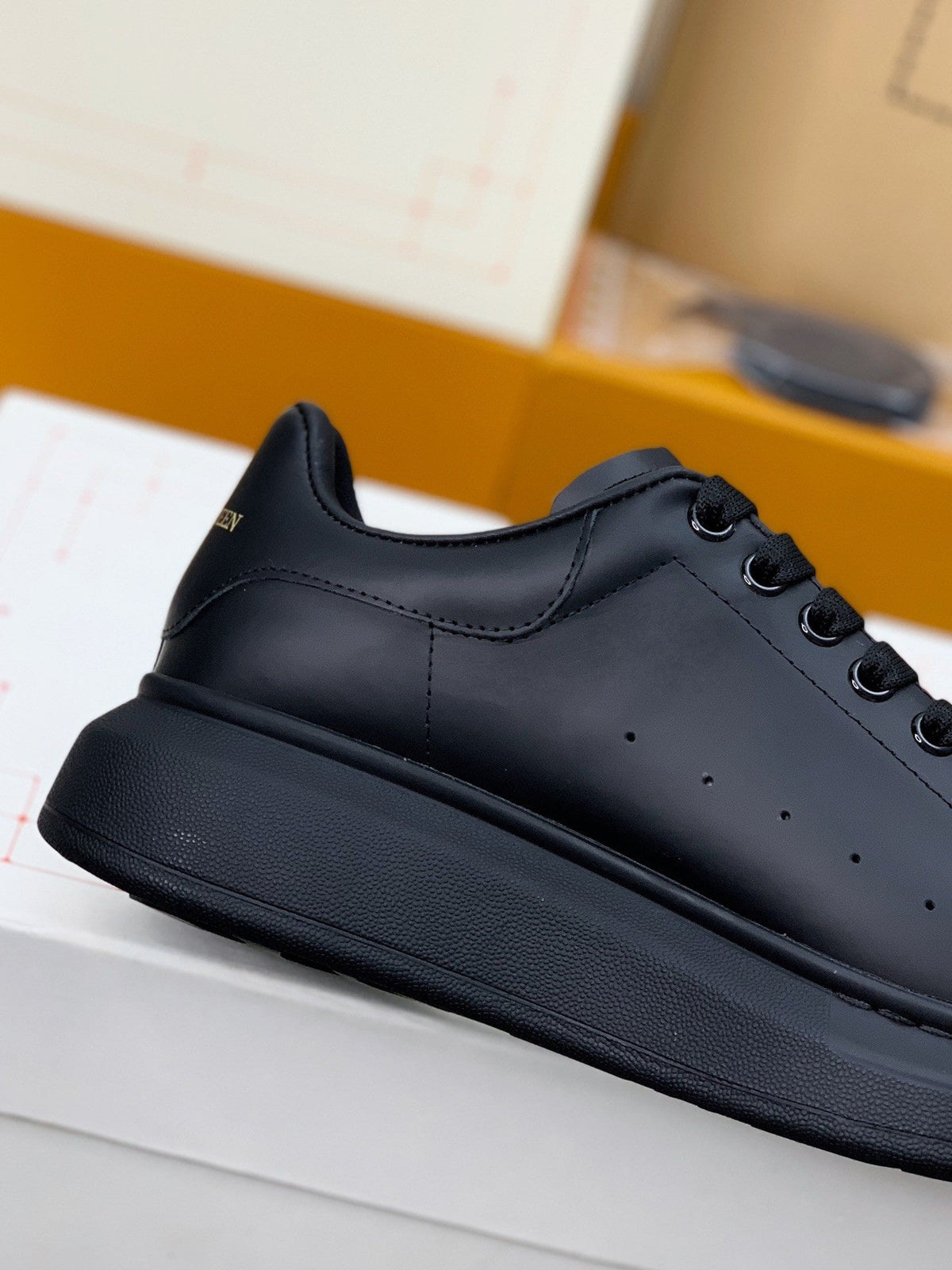 Alexander McQueen Men's Oversized Sneakers in Black