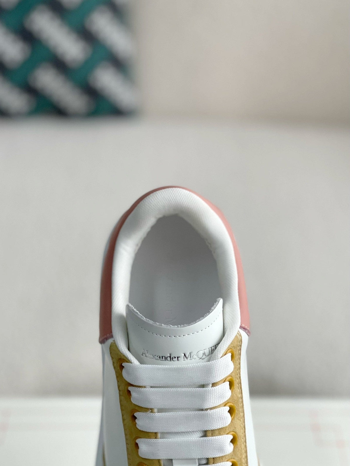 Alexander McQueen Oversized Multi-Color Patchwork Sneakers