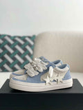 Amiri MA-1 Court Sneaker – Baby Blue & Grey Suede