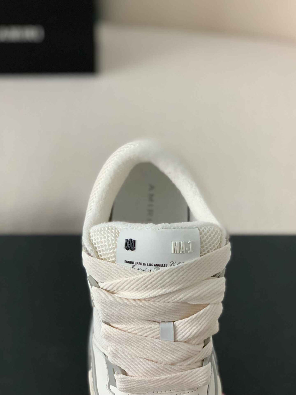 Amiri MA-1 Sneaker – Triple White & Grey