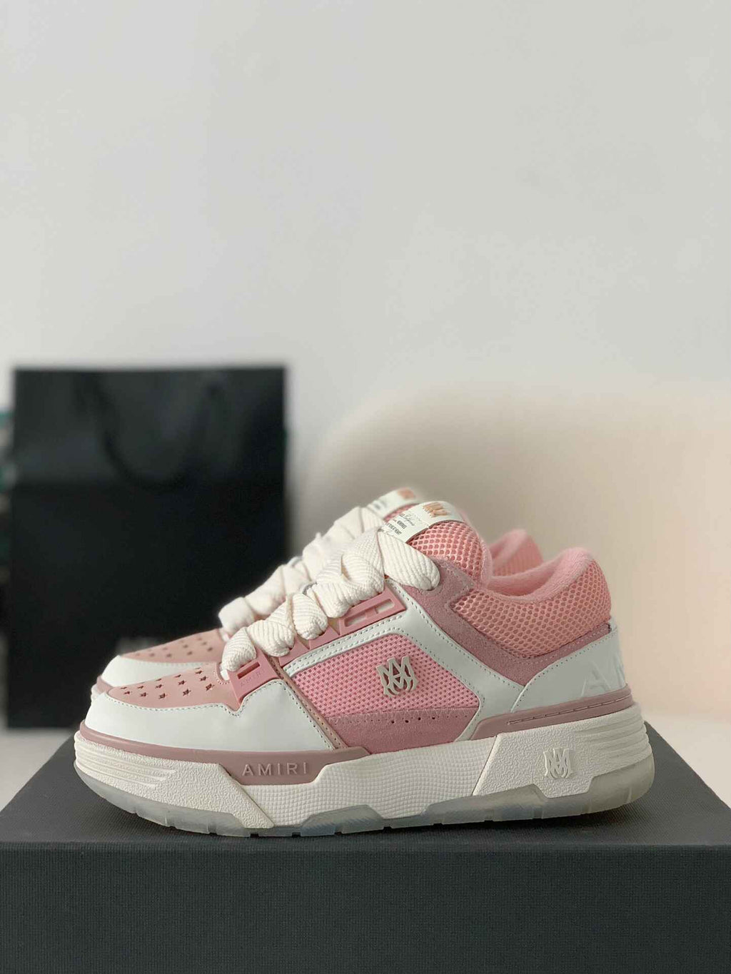 Amiri MA-1 Sneaker – Pink & White