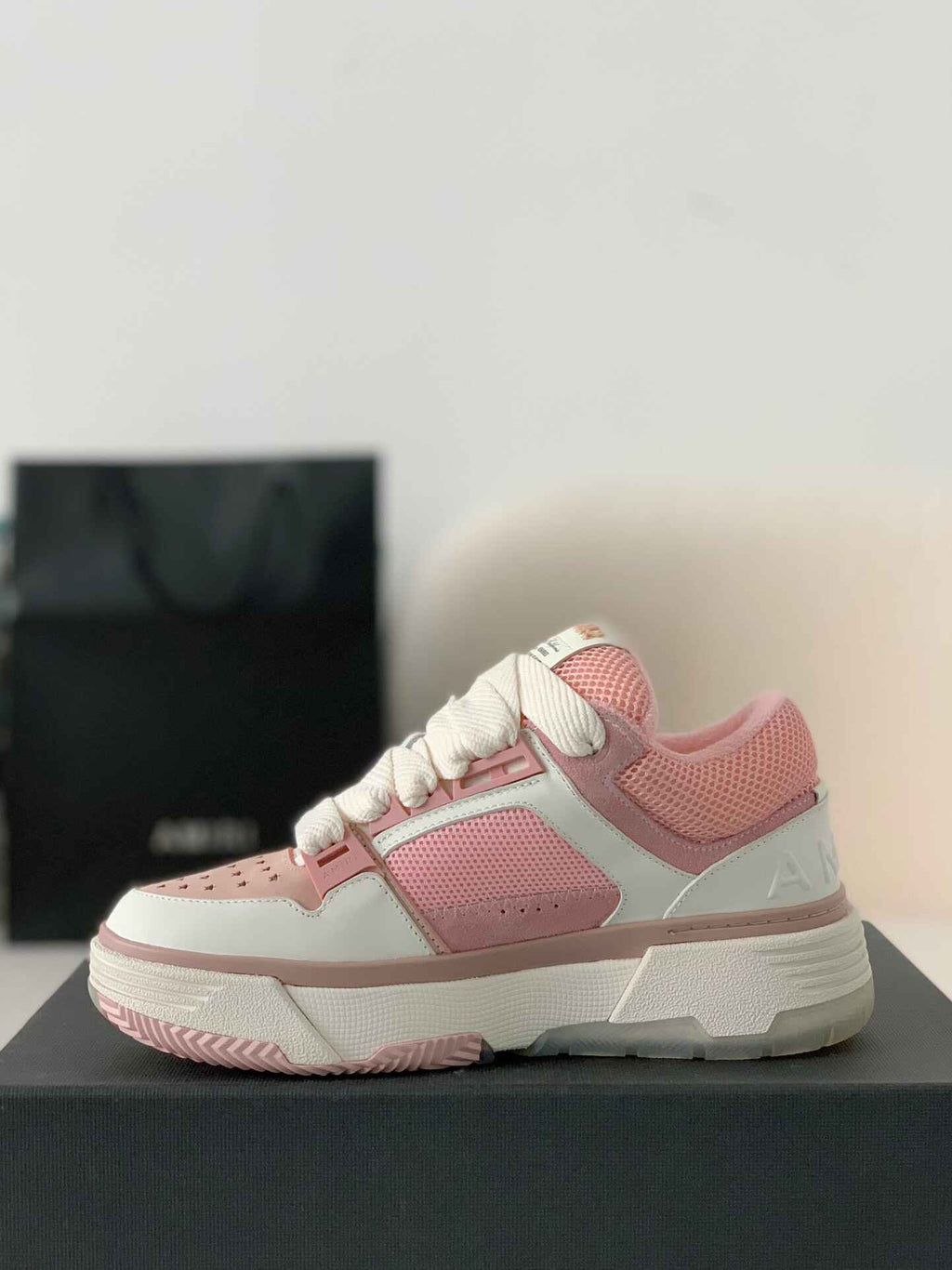 Amiri MA-1 Sneaker – Pink & White