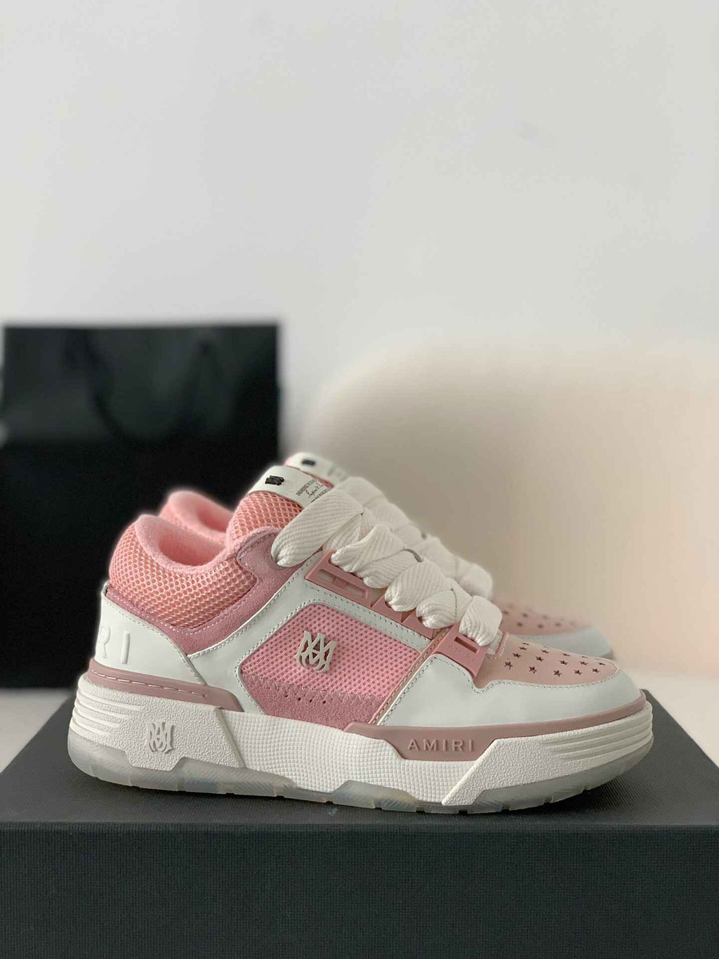 Amiri MA-1 Sneaker – Pink & White