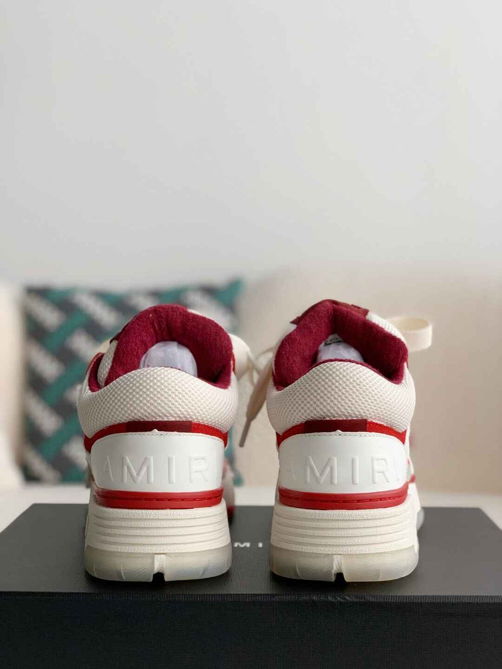 Amiri MA-1 Sneaker – Burgundy & White
