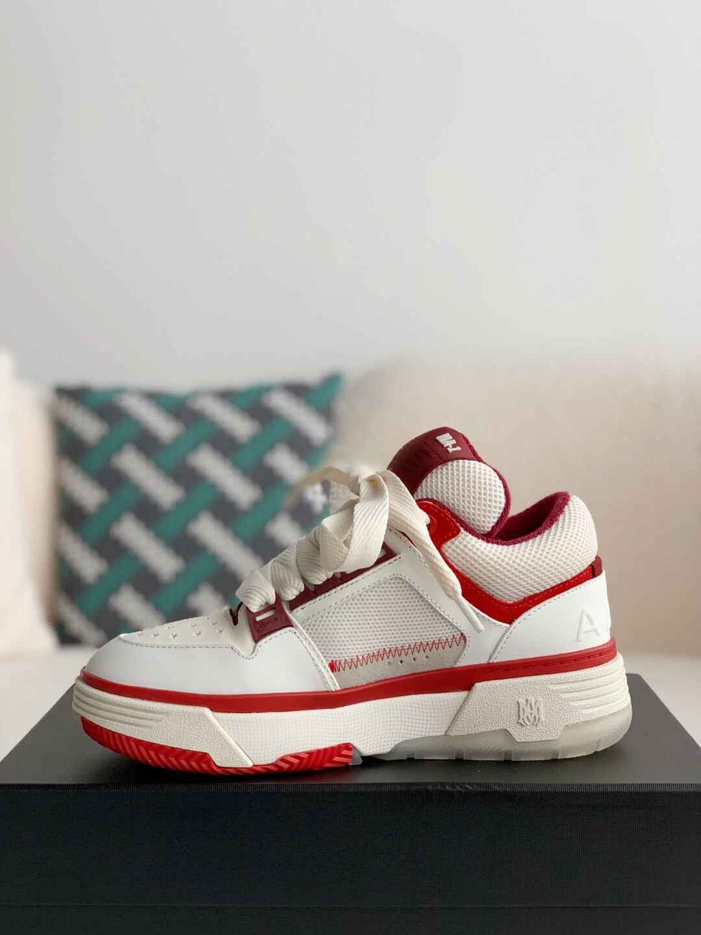 Amiri MA-1 Sneaker – Burgundy & White