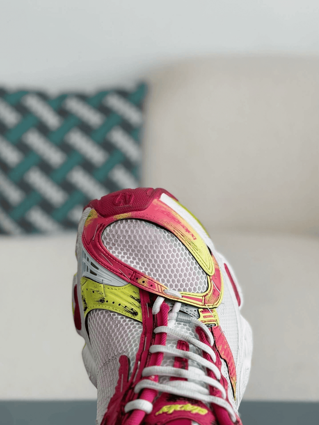 Balenciaga 10XL Sneaker – White, Pink & Yellow