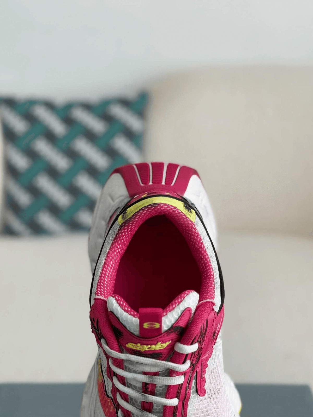 Balenciaga 10XL Sneaker – White, Pink & Yellow