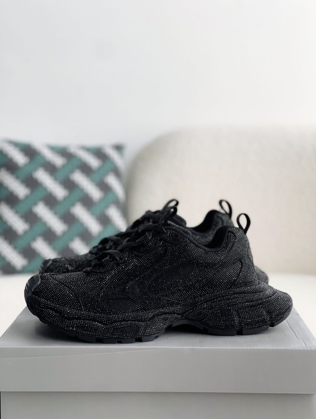 Balenciaga 3XL Sneaker Rhinestone – Full Black