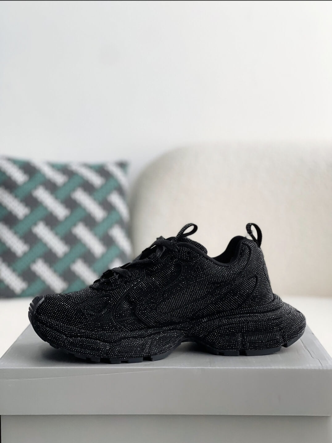 Balenciaga 3XL Sneaker Rhinestone – Full Black