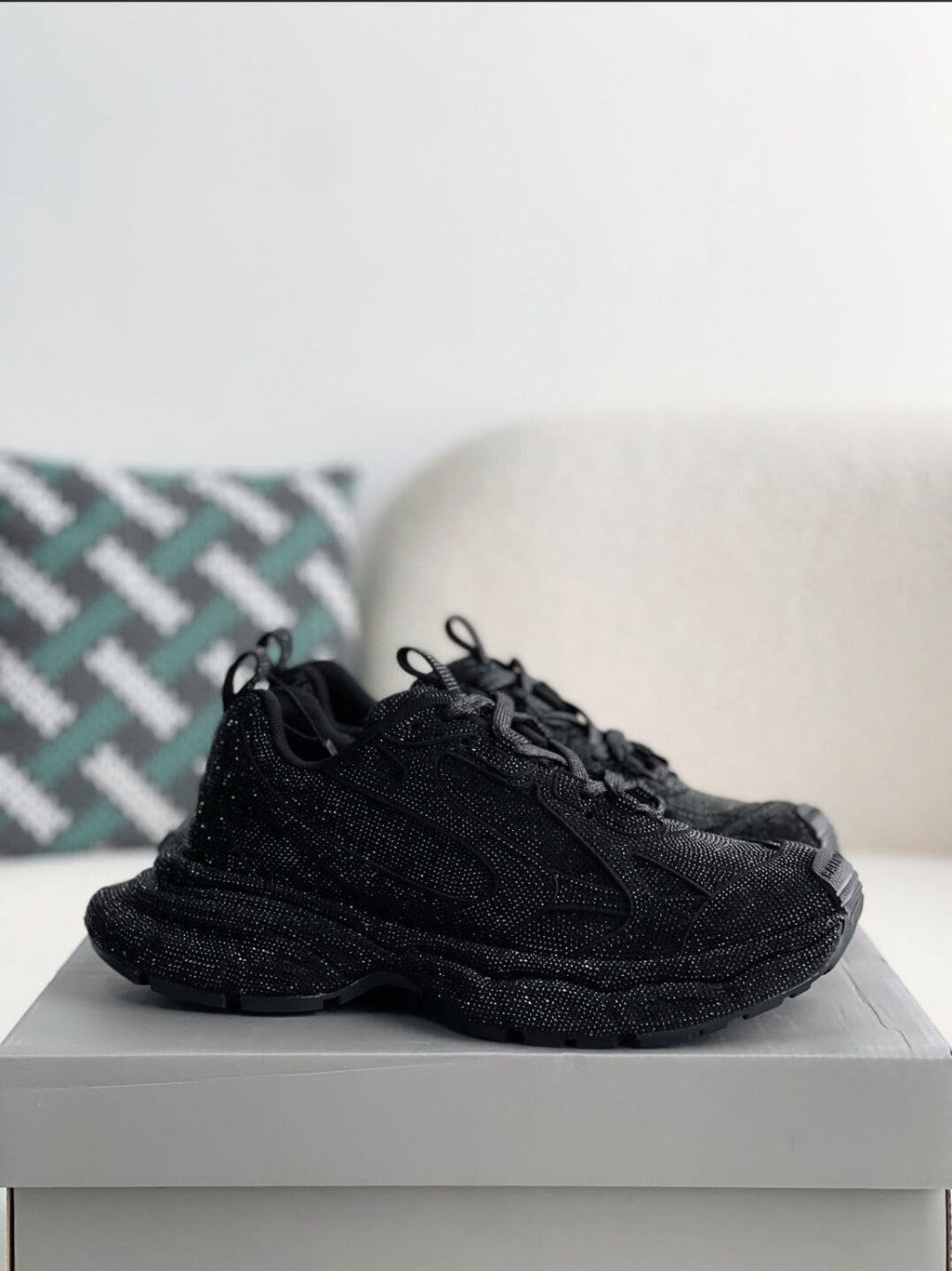 Balenciaga 3XL Sneaker Rhinestone – Full Black