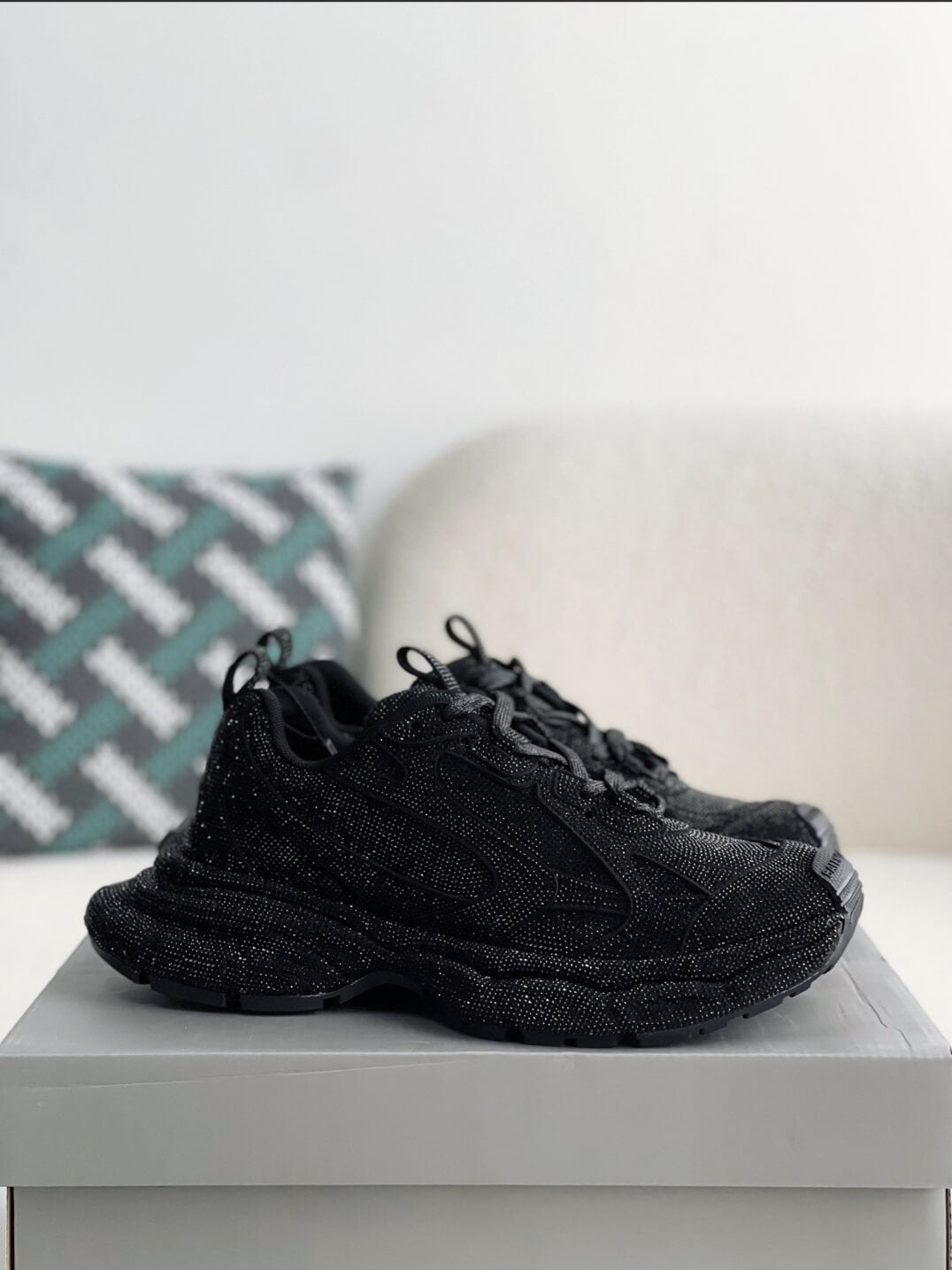 Balenciaga 3XL Sneaker Rhinestone – Full Black