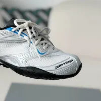 Balenciaga Radar Gradient Lines Sneaker – Silver, White & Blue