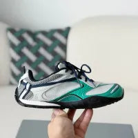 Balenciaga Radar Sneaker – Light Grey, Green & Black