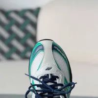Balenciaga Radar Sneaker – Light Grey, Green & Black