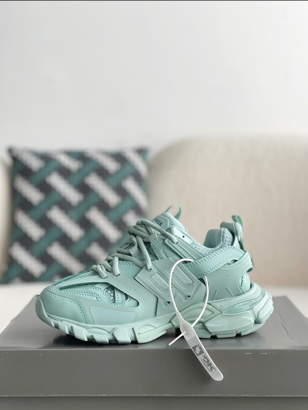 Balenciaga Track Sneaker – Mint Green / Light Sage