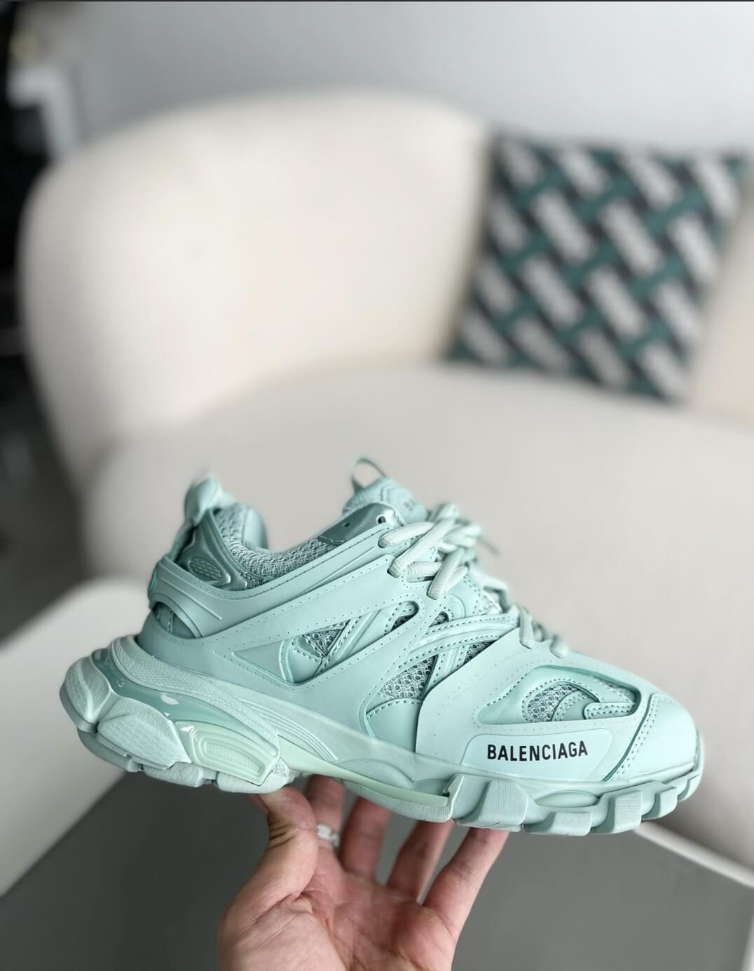 Balenciaga Track Sneaker – Mint Green / Light Sage