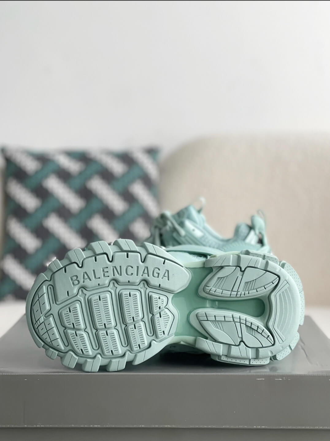 Balenciaga Track Sneaker – Mint Green / Light Sage