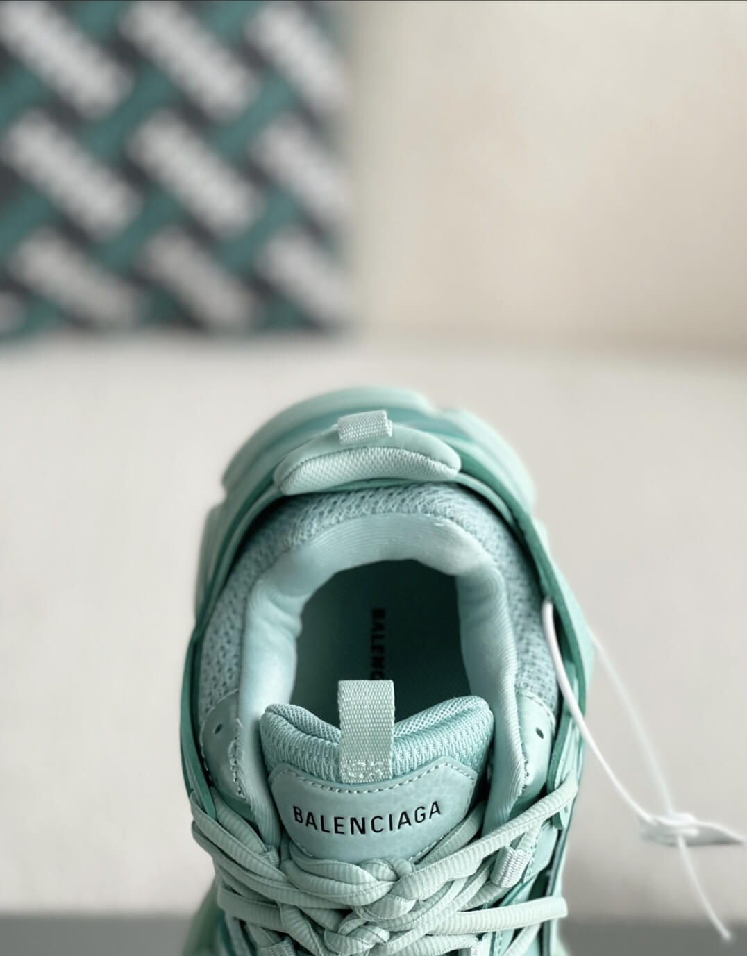Balenciaga Track Sneaker – Mint Green / Light Sage