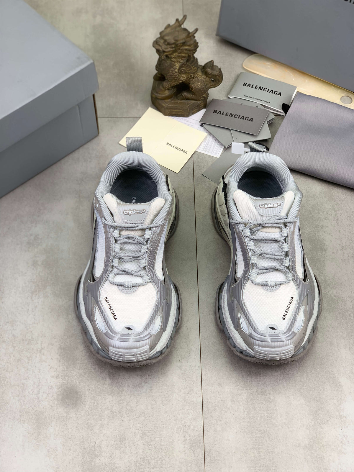 Balenciaga Jet Sneaker – Eggshell & Grey
