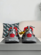 Balenciaga 3XL Sneaker – Red, Yellow & Metallic Silver