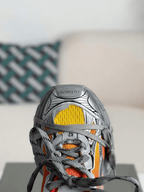 Balenciaga 3XL Sneaker – Red, Yellow & Metallic Silver