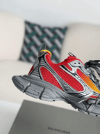 Balenciaga 3XL Sneaker – Red, Yellow & Metallic Silver