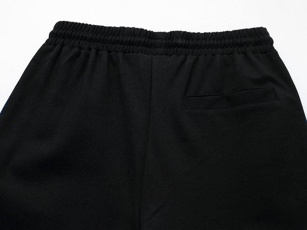 Burberry Duck Logo Striped Side Band Technical Tracksuit Black