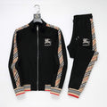 Burberry Vintage Check Tape EKD Technical Tracksuit Black