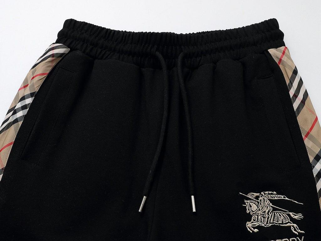 Burberry Vintage Check Tape EKD Technical Tracksuit Black
