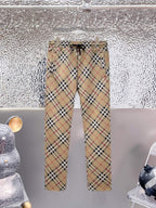 Burberry Vintage Check Technical Jersey Tracksuit Archive Beige