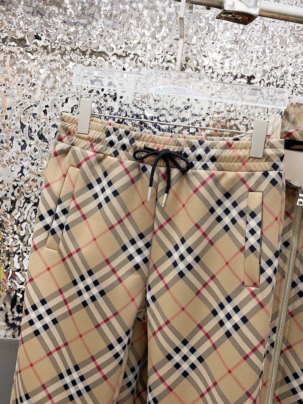 Burberry Vintage Check Technical Jersey Tracksuit Archive Beige