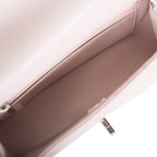 Chanel Mini Rectangular Flap Bag Light Purple Lambskin Silver Hardware