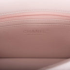 Chanel Mini Rectangular Flap Bag Light Purple Lambskin Silver Hardware