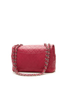 Classic Jumbo Single Flap Bag - Raspberry