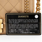 Chanel Lambskin Chain Top Handle Small Boy Bag (SHF-18238)