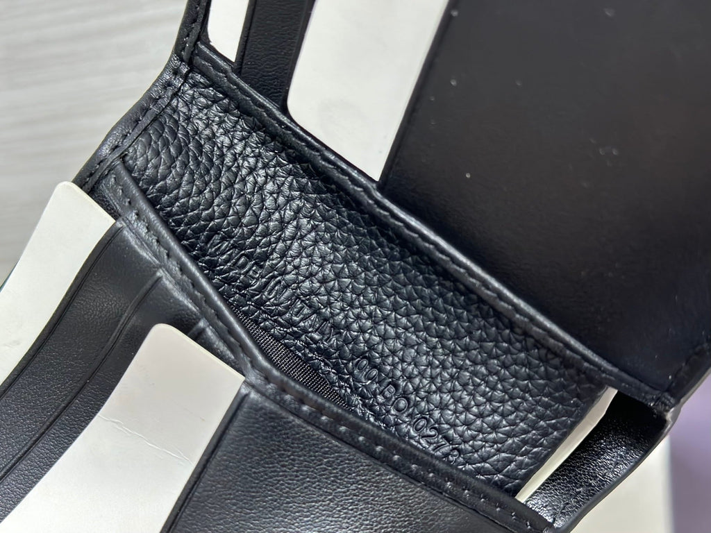 Dior Black & Beige Oblique Jacquard Bifold Wallet