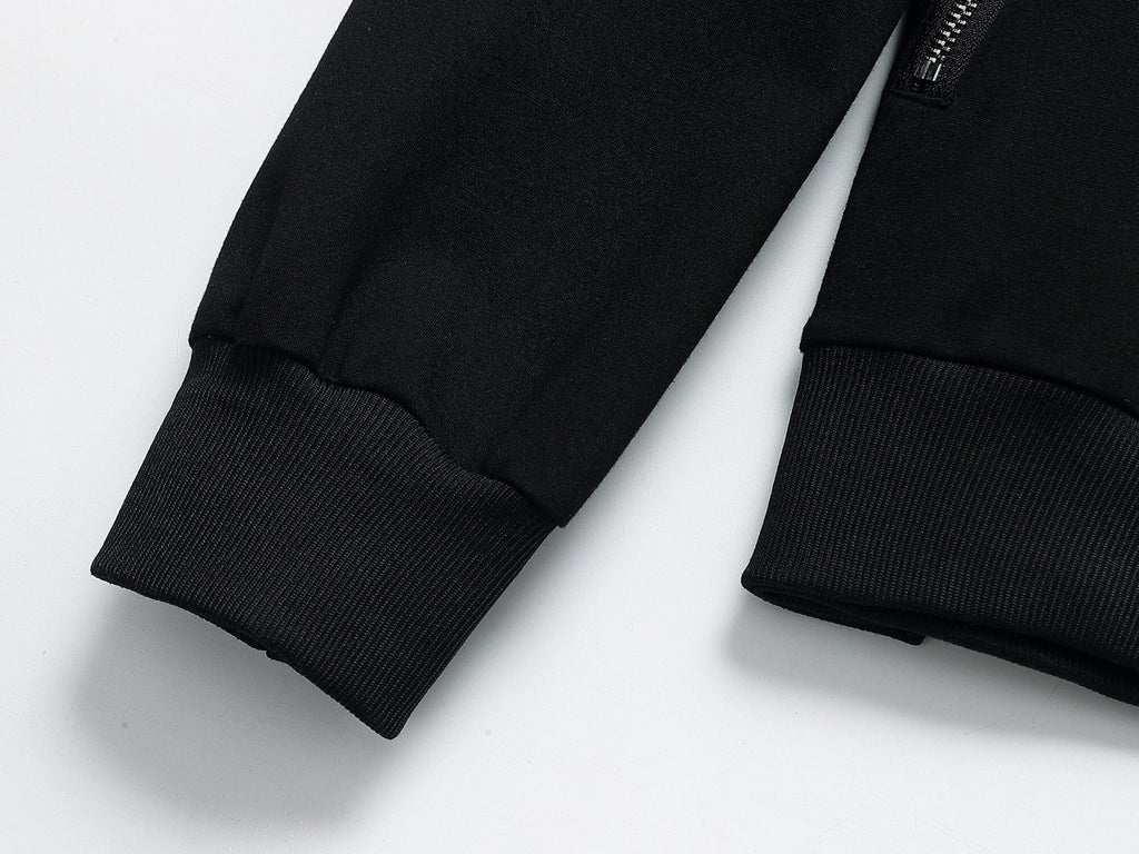 Dolce & Gabbana Circular DG Crest Logo Technical Jersey Tracksuit Black