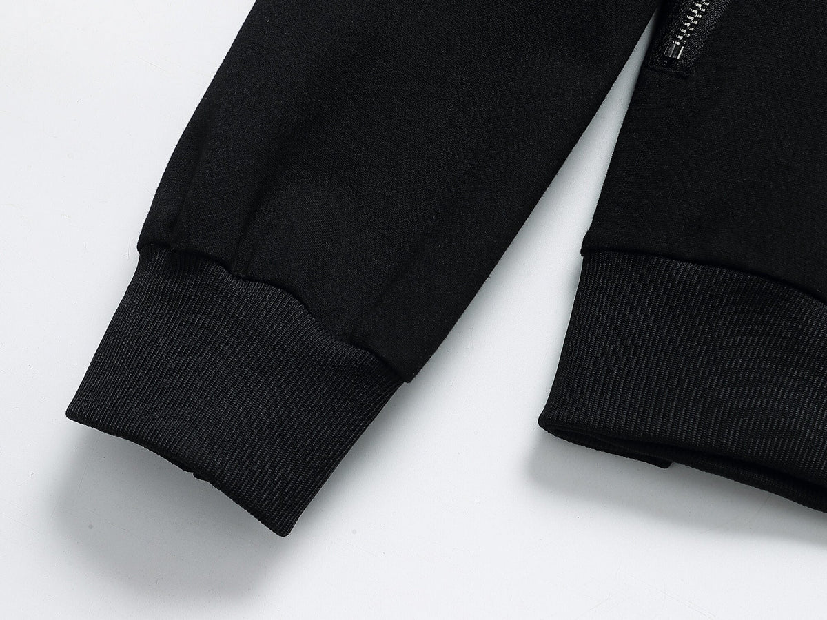 Dolce & Gabbana Circular DG Crest Logo Technical Jersey Tracksuit Black