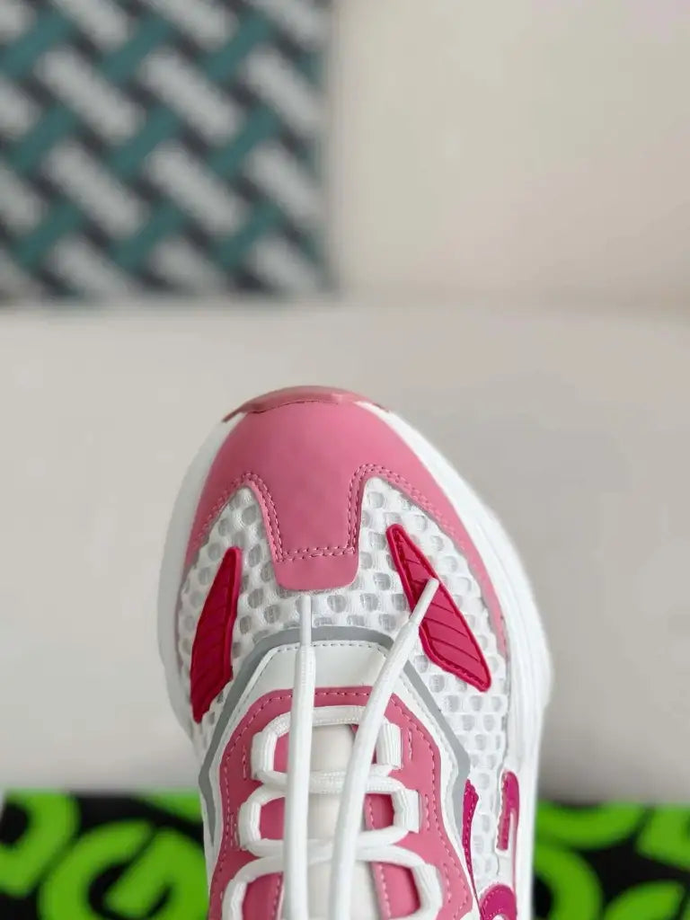 Dolce & Gabbana Daymaster Sneaker – White, Pink & Fuchsia