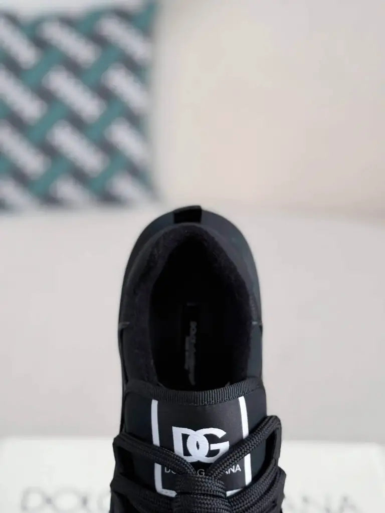 Dolce & Gabbana Space Sneaker – All-Black Technical Mesh